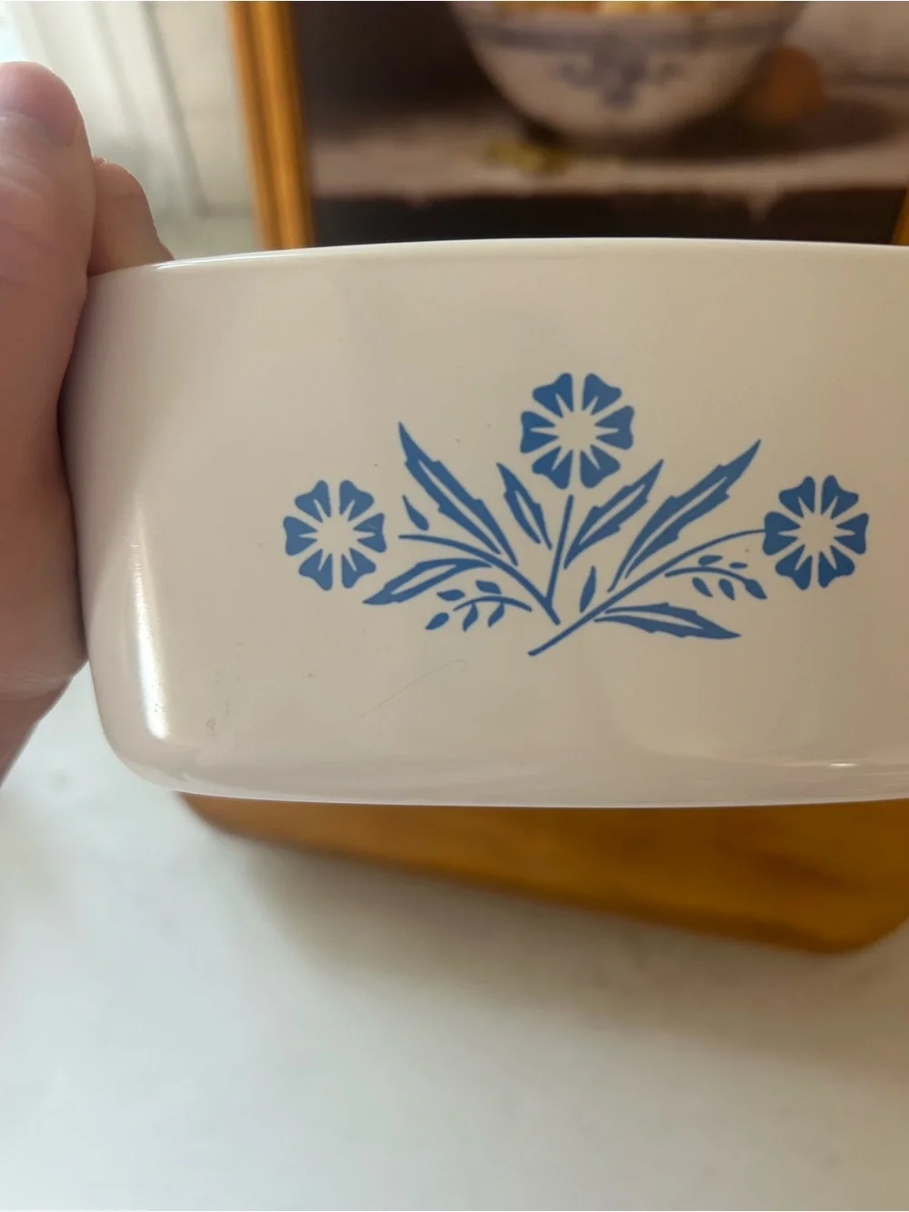 Vintage Corning Ware Blue Cornflower A-1½-B 1.5 Qt Casserole w/ Pyrex Lid